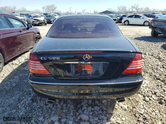 2004 Mercedes-Benz CL-Class with VIN WDBPJ75J84A042243, listed as a Copart auction lot 47954505 with 0 mi miles and Salvage Title. Bid and sale history available at carsss.com. Image 6.