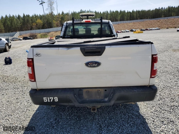 2019 Ford F-150 XL with VIN 1FTMF1CB0KKD31820, listed as a Copart auction lot 50991785 with 93,681 mi miles and Salvage Title. Bid and sale history available at carsss.com. Image 6.
