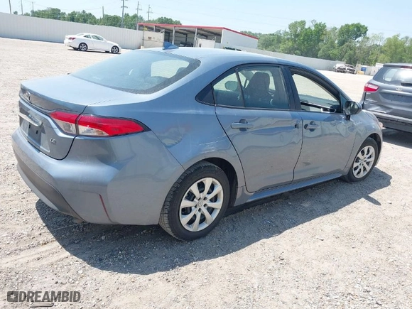 2024 Toyota Corolla LE with VIN 5YFB4MDE4RP166275, listed as a IAAI auction lot 42029305 with 25,010 mi miles. Bid and sale history available at carsss.com. Image 4.