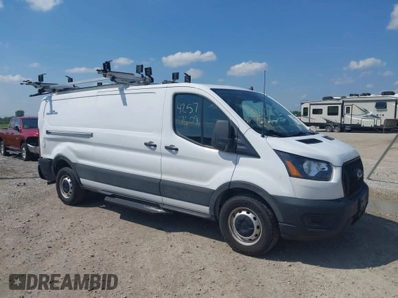 2021 Ford Transit Cargo with VIN 1FTYE1Y80MKA75151, listed as a IAAI auction lot 42577609 with 91,623 mi miles and . Bid and sale history available at DreamBid. Image 13.