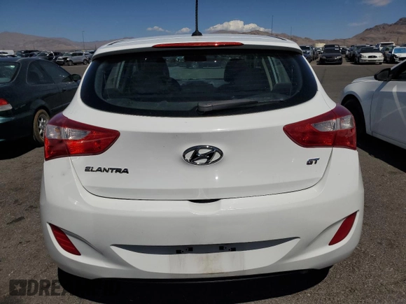 2016 Hyundai Elantra GT with VIN KMHD35LH9GU310234, listed as a Copart auction lot 53329095 with 75,885 mi miles and Salvage Title. Bid and sale history available at carsss.com. Image 6.