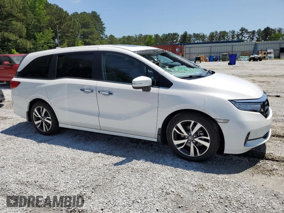 2023 Honda Odyssey Touring с VIN 5FNRL6H84PB071841, выставлен на аукционе Copart как лот 56030675 с пробегом 24 615 миль миль и Списание • Salvage title. История ставок и продаж доступна на DreamBid. Изображение 4.