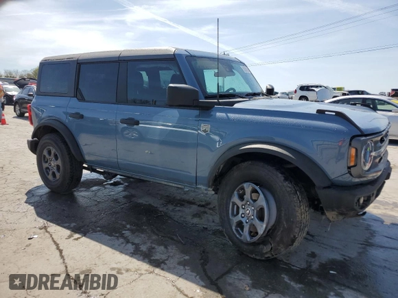 2024 Ford Bronco Big Bend with VIN 1FMDE7BH5RLA99341, listed as a Copart auction lot 52628935 with 15,919 mi miles and Salvage title. Bid and sale history available at DreamBid. Image 4.