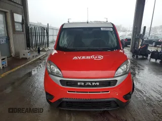 2022 Ram ProMaster City Cargo Tradesman with VIN ZFBHRFAB8N6Y12889, listed as a Copart auction lot 43399235 with Not Provided miles and Salvage Title. Bid and sale history available at DreamBid. Image 5.