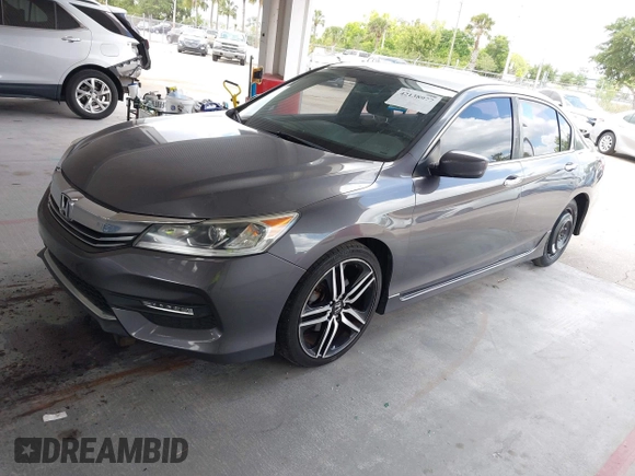 2016 Honda Accord Sport with VIN 1HGCR2F59GA093334, listed as a IAAI auction lot 42138977 with 104,271 mi miles and . Bid and sale history available at DreamBid. Image 17.