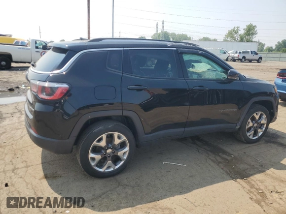 2019 Jeep Compass Limited z VIN 3C4NJDCB0KT647592, wystawiony jako Copart lot #64810305 z przebiegiem 68 518 mil mil oraz Czysty tytuł • Clean title. Historia ofert i sprzedaży dostępna na DreamBid. Obrazek 3.