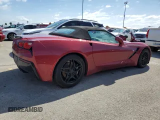 2014 Chevrolet Corvette 3LT with VIN 1G1YF3D77E5114705, listed as a Copart auction lot 75077984 with 0 mi miles and Salvage Title. Bid and sale history available at carsss.com. Image 3.