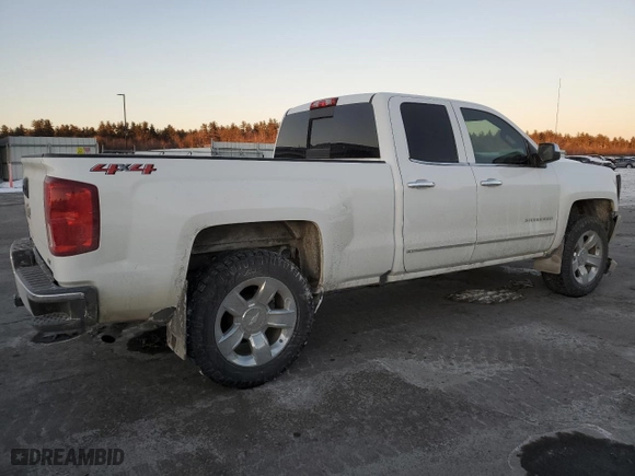 2018 Chevrolet Silverado 1500 LTZ with VIN 1GCVKSEC9JZ206400, listed as a Copart auction lot 43257775 with 106,986 mi miles and Salvage Title. Bid and sale history available at carsss.com. Image 3.