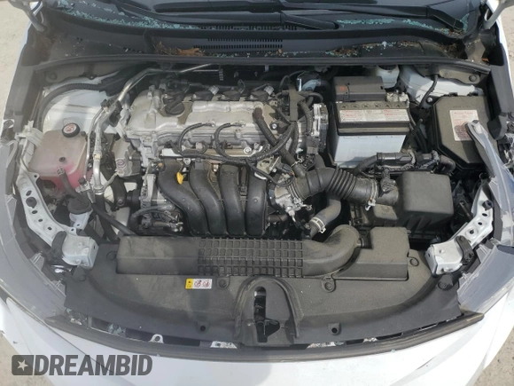 2021 Toyota Corolla LE with VIN 5YFEPMAE1MP206006, listed as a Copart auction lot 53228715 with 34,267 mi miles and Salvage Title. Bid and sale history available at DreamBid. Image 12.
