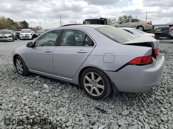 2004 Acura TSX w/Navigation with VIN JH4CL96974C035961, listed as a Copart auction lot 51262395 with 168,133 mi miles and Salvage Title. Bid and sale history available at carsss.com. Image 2.