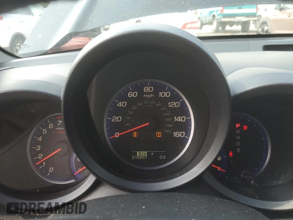 2008 Acura RDX Technology with VIN 5J8TB18508A014789, listed as a Copart auction lot 57587685 with 215,807 mi miles and Salvage title. Bid and sale history available at DreamBid. Image 9.