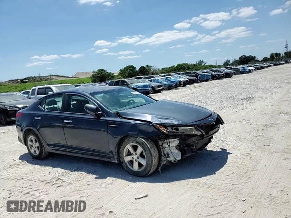 2015 Kia Optima LX with VIN KNAGM4A71F5546854, listed as a Copart auction lot 53023045 with 86,255 mi miles and Salvage Title. Bid and sale history available at carsss.com. Image 11.