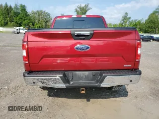 2018 Ford F-150 XL with VIN 1FTEW1EG6JFA90964, listed as a Copart auction lot 59808695 with 144,626 mi miles and Salvage title. Bid and sale history available at DreamBid. Image 6.