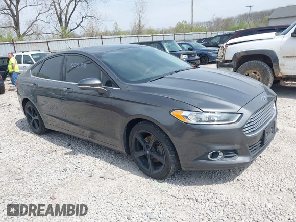 2016 Ford Fusion SE with VIN 3FA6P0HD3GR380223, listed as a IAAI auction lot 42040598 with 106,909 mi miles. Bid and sale history available at carsss.com. Image 1.