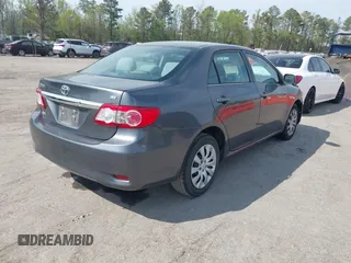 2013 Toyota Corolla L with VIN 2T1BU4EE7DC100830, listed as a IAAI auction lot 42032150 with 205,914 mi miles. Bid and sale history available at carsss.com. Image 4.