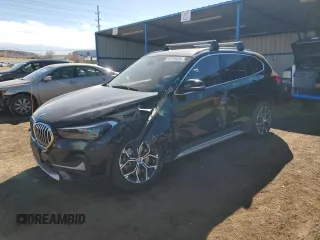 2020 BMW X1 xDrive28i with VIN WBXJG9C04L5P16314, listed as a Copart auction lot 46709905 with 45,064 mi miles and Salvage Title. Bid and sale history available at carsss.com. Image 1.