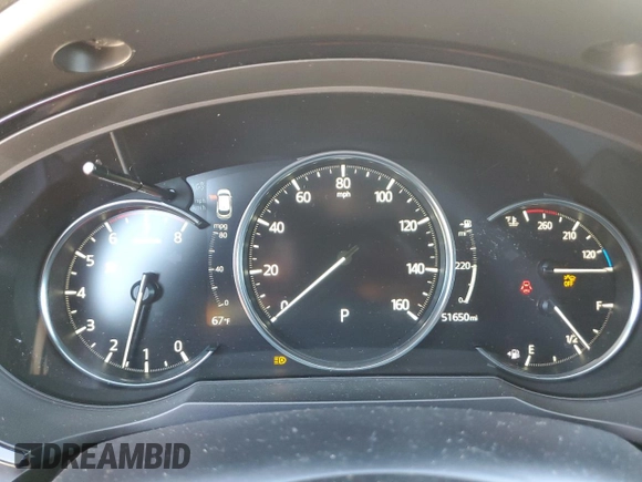 2021 Mazda CX-9 Carbon Edition with VIN JM3TCBDY7M0537378, listed as a Copart auction lot 43446575 with 51,650 mi miles and Salvage title. Bid and sale history available at DreamBid. Image 9.
