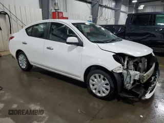 2012 Nissan Versa S with VIN 3N1CN7AP3CL800787, listed as a Copart auction lot 47553145 with 253,628 mi miles and Salvage Title. Bid and sale history available at carsss.com. Image 4.