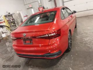 2025 Volkswagen Jetta Sport with VIN 3VWBX7BU2SM011768, listed as a IAAI auction lot 40951748 with 869 mi miles. Bid and sale history available at carsss.com. Image 16.