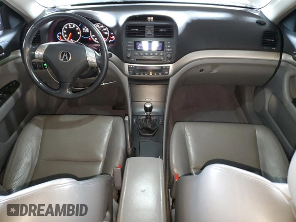 2004 Acura TSX with VIN JH4CL95844C001260, listed as a Copart auction lot 42059555 with 219,138 mi miles and Salvage title. Bid and sale history available at DreamBid. Image 8.
