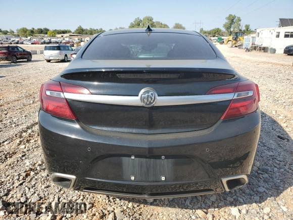 2016 Buick Regal GS with VIN 2G4GU5GX7G9110476, listed as a Copart auction lot 74995124 with 0 mi miles and Salvage Title. Bid and sale history available at carsss.com. Image 6.