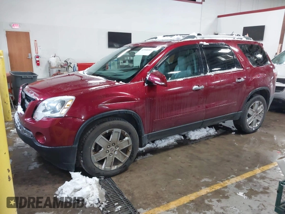 2010 GMC Acadia SLT2 with VIN 1GKLVNED0AJ206653, listed as a IAAI auction lot 40988805 with 196,888 mi miles and . Bid and sale history available at DreamBid. Image 17.