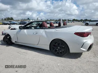2025 BMW 4 Series 430i with VIN WBA33DB06SCS07578, listed as a Copart auction lot 43114995 with 5,169 mi miles and Salvage title. Bid and sale history available at DreamBid. Image 2.