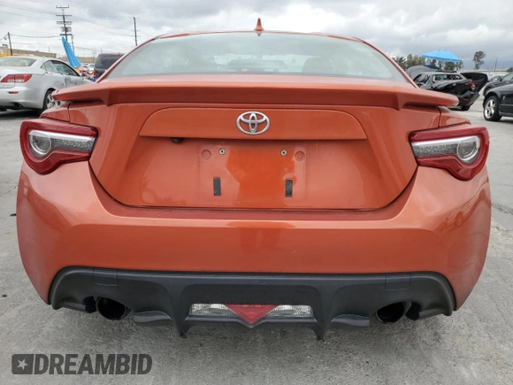 2017 Toyota 86 with VIN JF1ZNAA18H8705234, listed as a Copart auction lot 53740875 with 68,129 mi miles and Salvage Title. Bid and sale history available at carsss.com. Image 6.