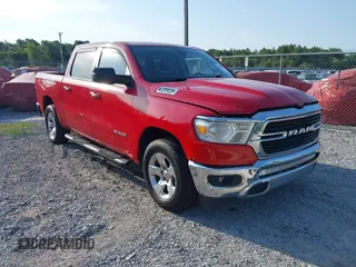 2019 Ram 1500 Big Horn with VIN 1C6RREFT4KN730373, listed as a IAAI auction lot 42596650 with 204,469 mi miles and . Bid and sale history available at DreamBid. Image 1.