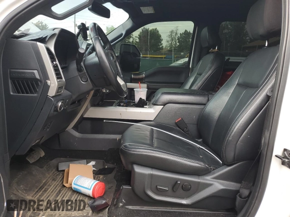 2022 Ford F-250 XL with VIN 1FT7W2BT5NEC59545, listed as a Copart auction lot 56892405 with 90,351 mi miles and Salvage title. Bid and sale history available at DreamBid. Image 7.