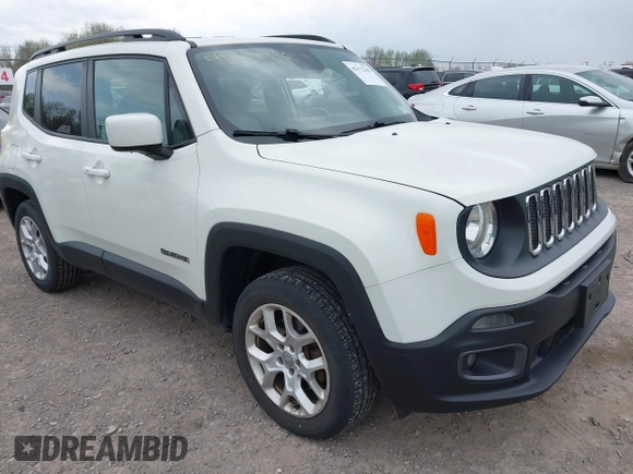 2015 Jeep Renegade Latitude with VIN ZACCJBBT0FPB76457, listed as a IAAI auction lot 42172296 with 75,568 mi miles and . Bid and sale history available at DreamBid. Image 1.