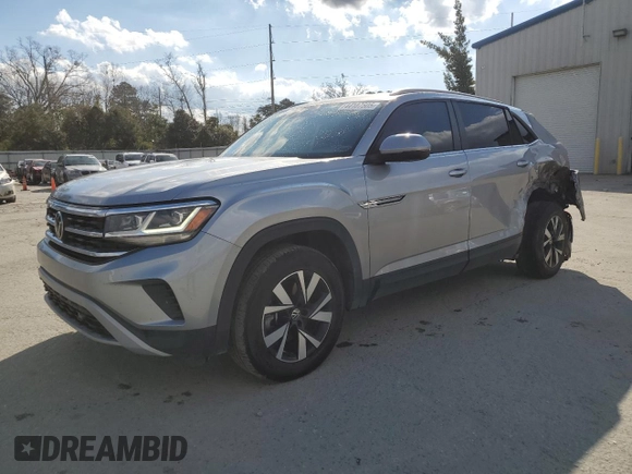 2022 Volkswagen Atlas SE with VIN 1V2LC2CAXNC201218, listed as a Copart auction lot 44107505 with 63,897 mi miles and Salvage title. Bid and sale history available at DreamBid. Image 1.