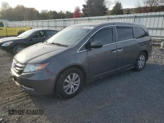 2016 Honda Odyssey EX-L z VIN 5FNRL5H66GB092473, wystawiony jako Copart lot #78012354 z przebiegiem Nie podano mil oraz Czysty tytuł • Clean title. Historia ofert i sprzedaży dostępna na DreamBid. Obrazek 1.