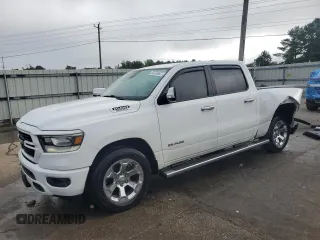 2019 Ram 1500 Big Horn with VIN 1C6RREFT1KN683657, listed as a Copart auction lot 58408885 with 70,556 mi miles and Non repairable. Bid and sale history available at DreamBid. Image 1.