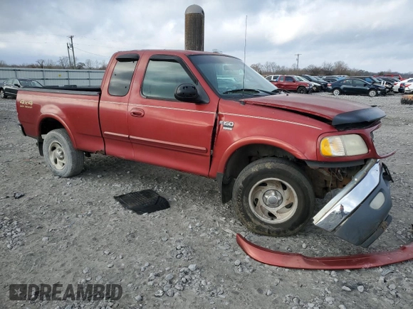 2001 Ford F-150 XL with VIN 1FTRX18LX1NA30442, listed as a Copart auction lot 43193085 with 0 mi miles and Salvage Title. Bid and sale history available at carsss.com. Image 4.
