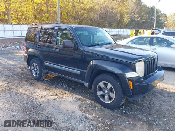 2008 Jeep Liberty Sport with VIN 1J8GN28K78W119330, listed as a IAAI auction lot 40887553 with 234,939 mi miles and . Bid and sale history available at DreamBid. Image 1.