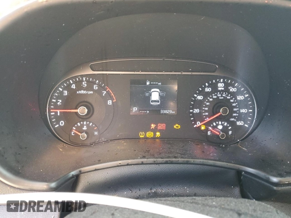 2021 Kia Soul LX with VIN KNDJ23AU1M7762221, listed as a Copart auction lot 41817715 with 33,829 mi miles and Salvage Title. Bid and sale history available at carsss.com. Image 9.