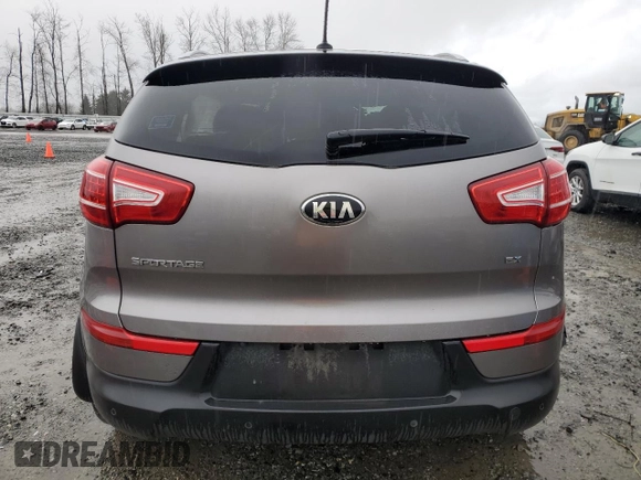 2013 Kia Sportage EX with VIN KNDPCCA24D7401149, listed as a Copart auction lot 48979365 with Not provided miles and Salvage title. Bid and sale history available at DreamBid. Image 6.