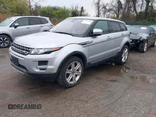 2013 Land Rover Range Rover Evoque Pure with VIN SALVN2BG4DH731558, listed as a IAAI auction lot 42015938 with 114,266 mi miles. Bid and sale history available at carsss.com. Image 2.