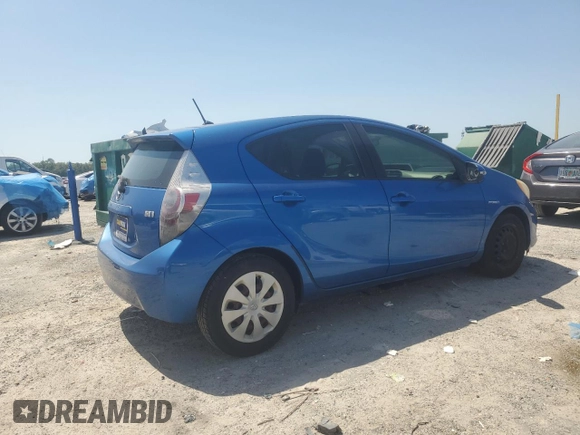 2012 Toyota Prius One with VIN JTDKDTB37C1023005, listed as a Copart auction lot 57294265 with 150,907 mi miles and Clean Title. Bid and sale history available at DreamBid. Image 4.