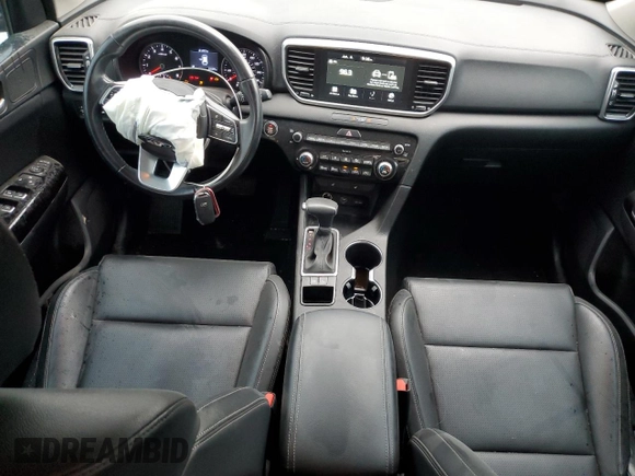 2021 Kia Sportage EX with VIN KNDPN3AC3M7844248, listed as a Copart auction lot 59754705 with 93,539 mi miles and Salvage title. Bid and sale history available at DreamBid. Image 8.