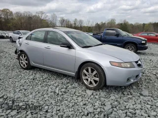 2004 Acura TSX w/Navigation with VIN JH4CL96974C035961, listed as a Copart auction lot 51262395 with 168,133 mi miles and Salvage Title. Bid and sale history available at carsss.com. Image 4.
