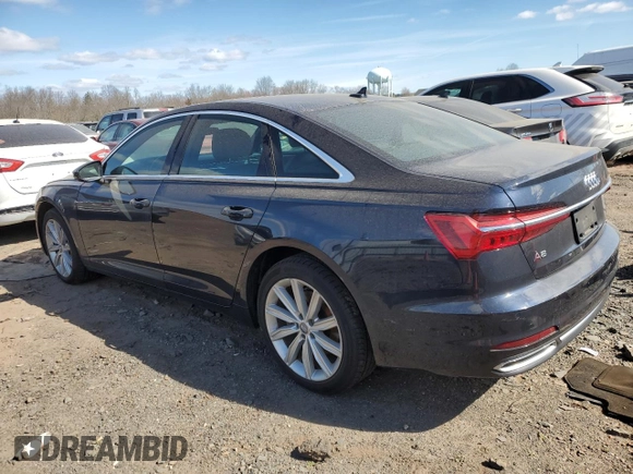 2019 Audi A6 Premium Plus with VIN WAUE8AF21KN128988, listed as a Copart auction lot 45857454 with 59,542 mi miles. Bid and sale history available at carsss.com. Image 2.