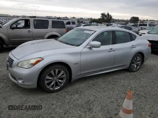 2012 Infiniti M35h Hybrid with VIN JN1EY1AP9CM910360, listed as a Copart auction lot 80273314 with 121,217 mi miles and Clean Title. Bid and sale history available at carsss.com. Image 1.