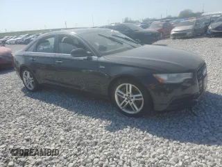 2012 Audi A6 Premium Plus with VIN WAUBGAFC9CN004354, listed as a Copart auction lot 46267635 with Not provided miles and Salvage title. Bid and sale history available at DreamBid. Image 4.