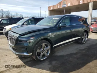 2022 Genesis GV80 с VIN KMUHBDSB7NU095835, выставлен на аукционе Copart как лот 46337725 с пробегом 53 487 миль миль и Списание • Salvage title. История ставок и продаж доступна на DreamBid. Изображение 1.