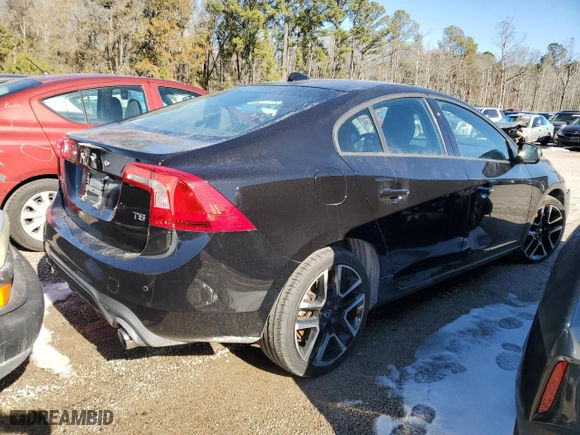 2017 Volvo S60 Dynamic with VIN YV126MFL1H2438472, listed as a Copart auction lot 41599925 with 78,792 mi miles and Salvage Title. Bid and sale history available at carsss.com. Image 3.