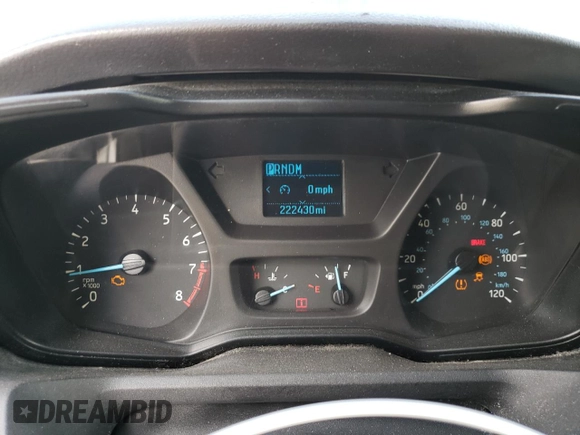 2016 Ford Transit Cargo z VIN 1FTYR1ZM4GKA23204, wystawiony jako Copart lot #55861645 z przebiegiem 222 430 mil mil oraz Szkoda całkowita • Salvage title. Historia ofert i sprzedaży dostępna na DreamBid. Obrazek 9.