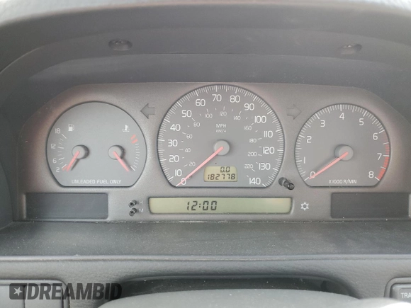 1998 Volvo S70 with VIN YV1LS5545W2474341, listed as a Copart auction lot 51945835 with 182,778 mi miles and Clean Title. Bid and sale history available at carsss.com. Image 9.