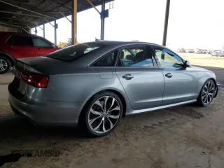 2012 Audi A6 Prestige with VIN WAUHGAFC1CN163184, listed as a Copart auction lot 59620405 with 90,420 mi miles and Salvage title. Bid and sale history available at DreamBid. Image 3.